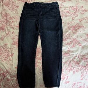 American Eagle Outfitters Dark Blue Straight Leg Jeans